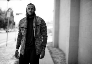 LeBron James featured in Nike's ad campaign for Tech Knit Apparel.