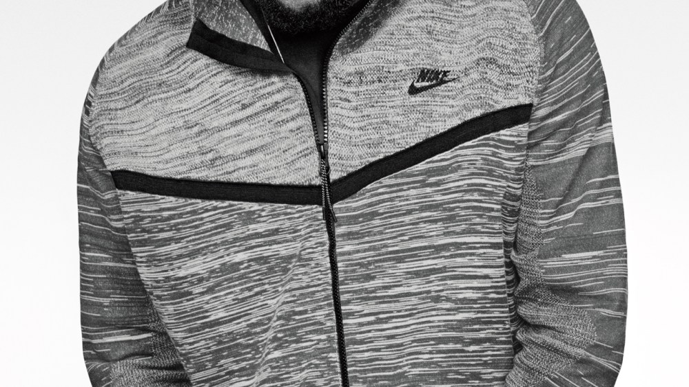 LeBron James featured in Nike's ad campaign for Tech Knit Apparel.