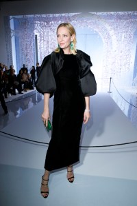 Uma Thurman Front Row at Ralph & Russo Couture Spring 2016