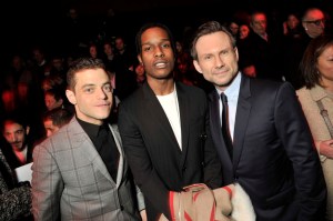 Rami Malek, A$AP Rocky and Christian Slater