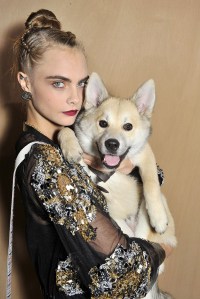 cara delevingne front row chanel couture spring 2016