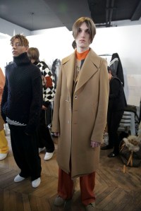 Backstage at Off-White Men's Fall 2016