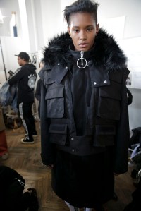 Backstage at Off-White Men's Fall 2016