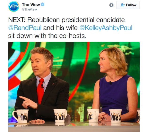 Rand Paul's Wife Kelley Wears Ivanka Trump While Campaigning