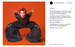 @jenniferfisherjewelry on David Bowie death