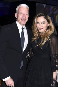 Anderson Cooper and Madonna Sean Penn & Friends “Help Haiti Home” Gala 2016