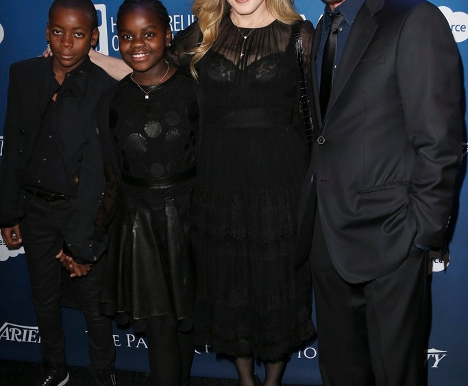 David Banda, Mercy, Madonna and Sean Penn Sean Penn & Friends “Help Haiti Home” Gala 2016