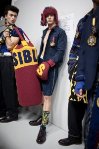 Backstage at Sibling Men's Fall 2016
