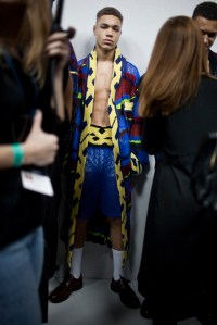 Backstage at Sibling Men's Fall 2016