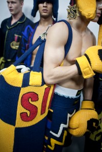 Backstage at Sibling Men's Fall 2016