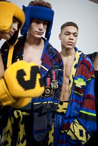 Backstage at Sibling Men's Fall 2016