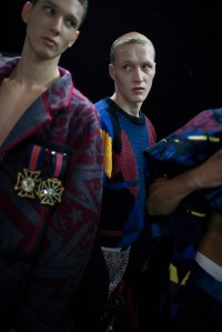 Backstage at Sibling Men's Fall 2016