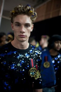 Backstage at Sibling Men's Fall 2016