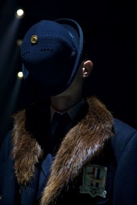 Backstage at Thom Browne Men's Fall 2016