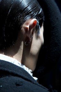Backstage at Thom Browne Men's Fall 2016