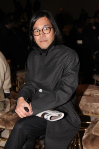 Tomoki Sukezane front row ermenegildo zegna men's fall 2016