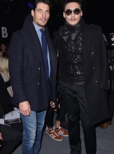 David Gandy and Hu Bing