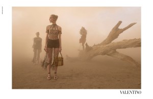 Valentino Spring 2016 Campaign shot in Amboseli National Park in Kenya.