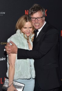 Jennifer Jason Leigh and Todd Haynes The Weinstein Company and Netflix Golden Globe After Party, Arrivals, Los Angeles, America - 10 Jan 2016