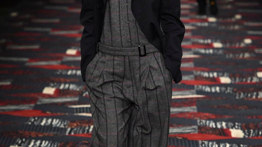 Caroline Brasch Nielsen closing the Tonsure fall 2016 show consisting in 26 men's wear looks.
