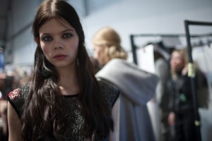 Backstage at Alberta Ferretti Fall 2016