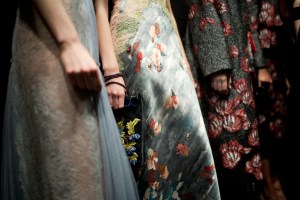 Backstage at Alberta Ferretti Fall 2016
