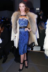 Jaime King at Altuzarra show, Runway, Fall Winter 2016, New York Fashion Week, America - 13 Feb 2016