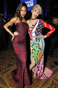 Cindy Bruna and Soo Joo Park amfAR gala, Inside, Cipriani Wall Street, New York, America - 10 Feb 2016