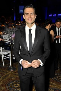 Cheyenne Jackson amfAR gala, Inside, Cipriani Wall Street, New York, America - 10 Feb 2016