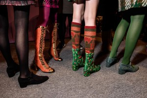 Backstage at Anna Sui RTW Fall 2016