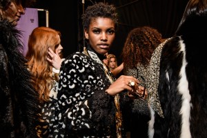 Backstage at Anna Sui RTW Fall 2016