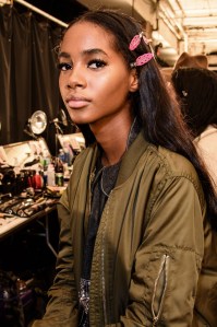 Backstage at Anna Sui RTW Fall 2016