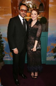Tom Ford Julianne Moore 2016 Pre-BAFTA Cocktail Party