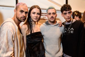 Backstage at Baja East RTW Fall 2016