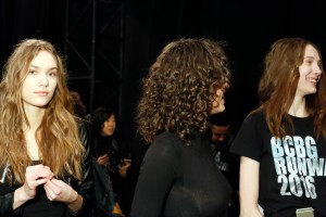 Backstage at BCBG Max Azria RTW Fall 2016