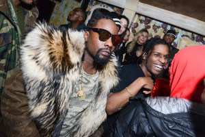 Wale and A$AP Rocky At A$AP Rocky x Guess Originals Party New York Fashion Week Fall 2016