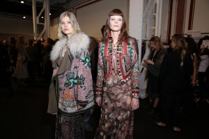 Backstage at Etro Fall 2016