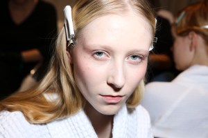 Backstage at Gucci Fall 2016