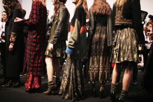 Backstage at Etro Fall 2016