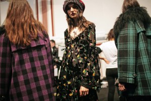 Backstage at Etro Fall 2016