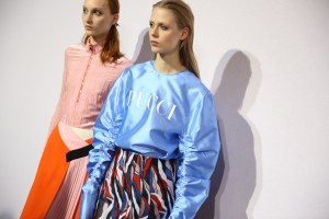 Backstage at Emilio Pucci RTW Fall 2016