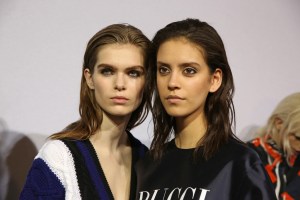 Backstage at Emilio Pucci RTW Fall 2016