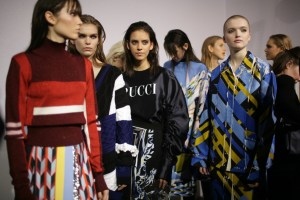 Backstage at Emilio Pucci RTW Fall 2016