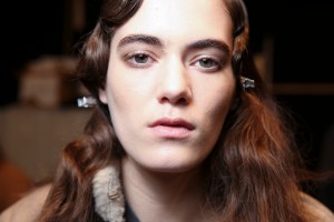 Backstage at Blumarine Fall 2016