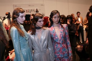 Backstage at Blumarine Fall 2016
