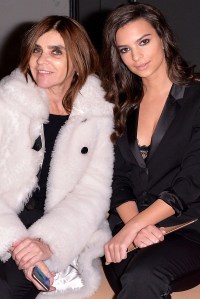 Carine Roitfeld and Emily Ratajkowski