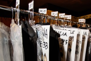 Backstage at Brandon Maxwell RTW Fall 2016