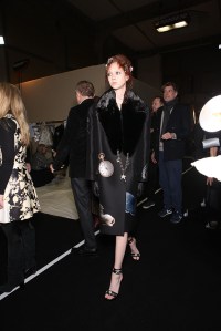 Backstage at Alexander McQueen RTW Fall 2016