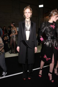 Backstage at Alexander McQueen RTW Fall 2016