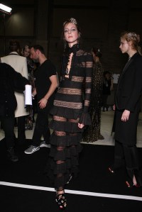 Backstage at Alexander McQueen RTW Fall 2016